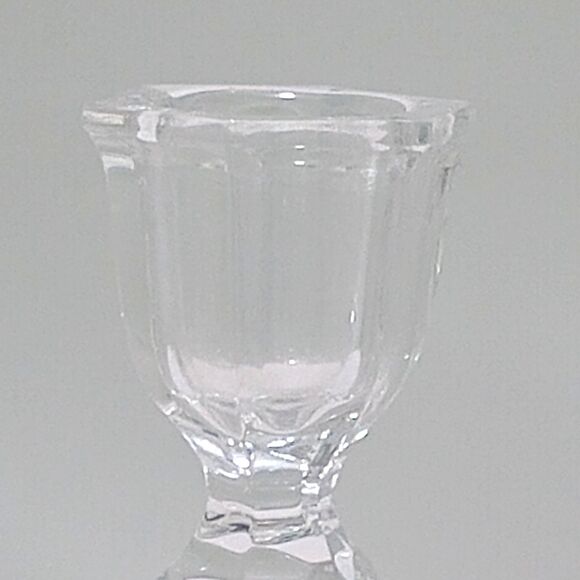 VTG Set of Two (2)  JR Riedel Crystal Candlesticks Marked JR - Picture 3 of 4